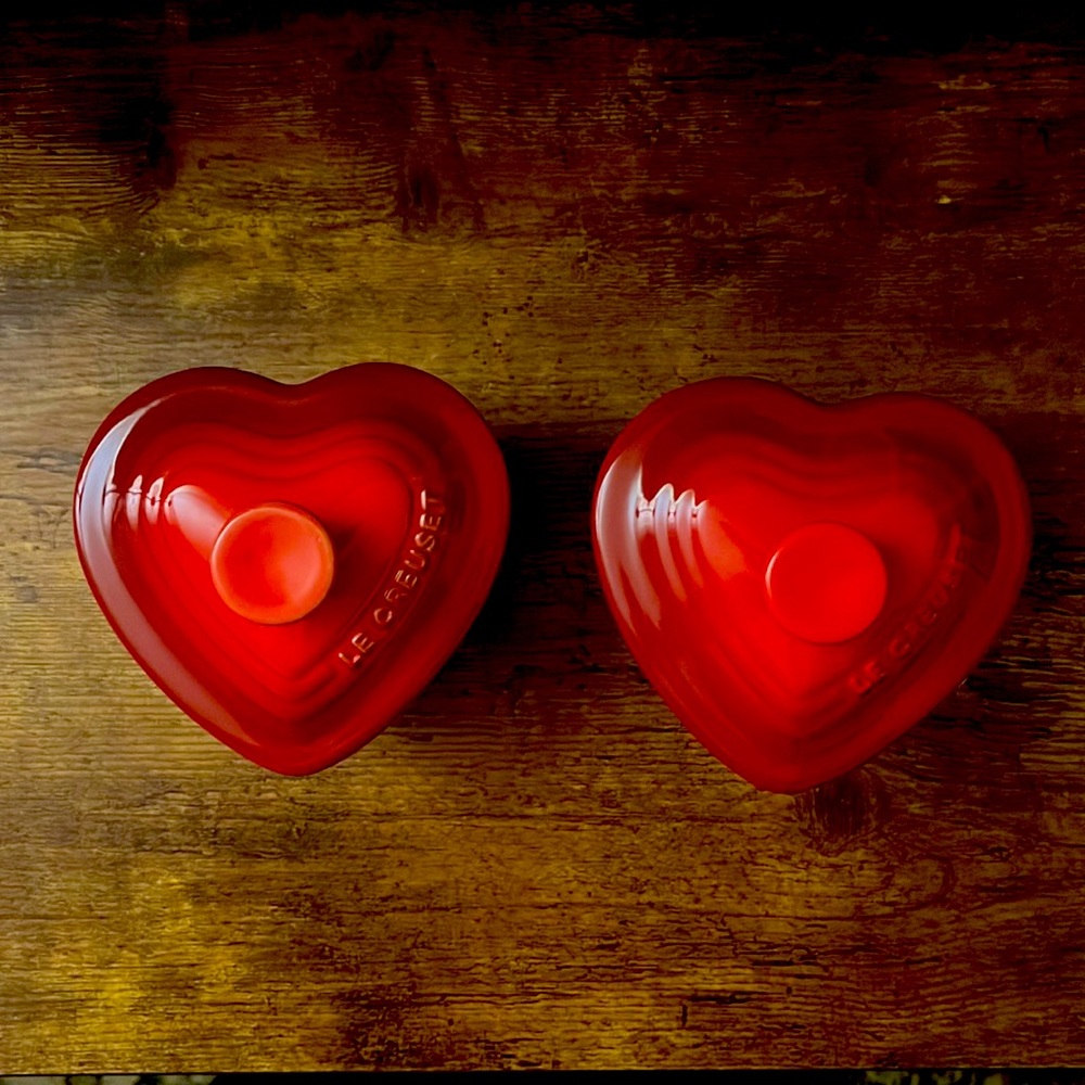 Le Creuset Heart Ramekin with Lid - Set of 2